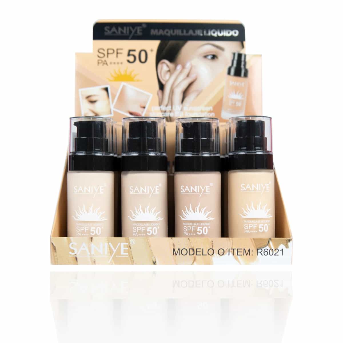 SANIYE Maquillaje Líquido SPF50